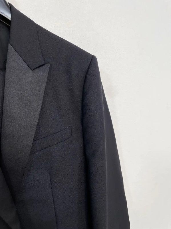 Dior Dior Black Wool Men's Tailored Jacket 0089 Size US S / EU 44-46 / 1 - 6 Thumbnail