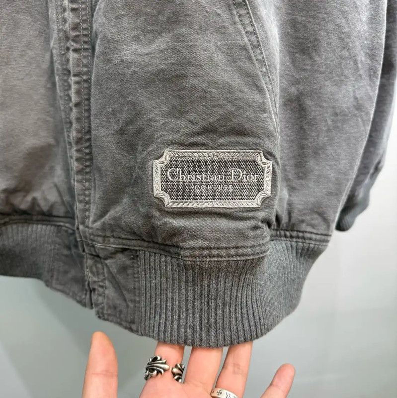 Dior Dior Gray Denim Men's Jacket 0089 Size US S / EU 44-46 / 1 - 3 Thumbnail