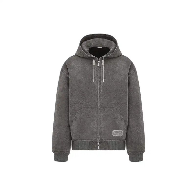 Dior Dior Gray Denim Men's Jacket 0089 Size US S / EU 44-46 / 1 - 6 Thumbnail