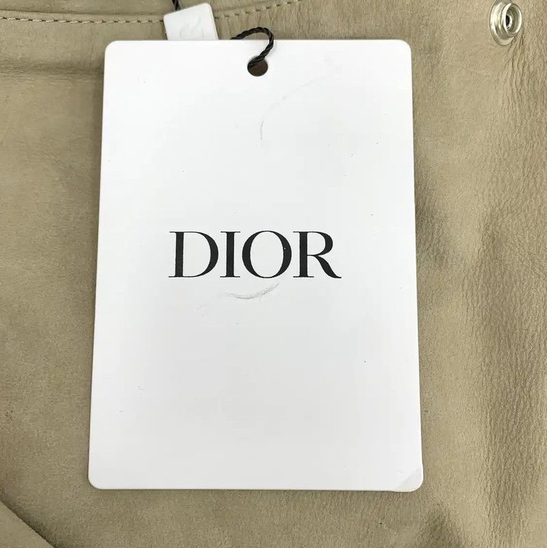 Dior Dior Brown Leather Men's Outerwear Jacket 0089 Size US L / EU 52-54 / 3 - 8 Thumbnail
