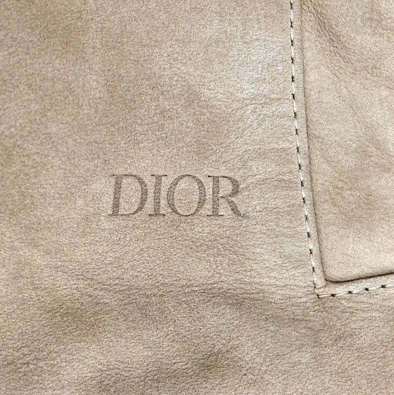 Dior Dior Brown Leather Men's Outerwear Jacket 0089 Size US L / EU 52-54 / 3 - 5 Thumbnail