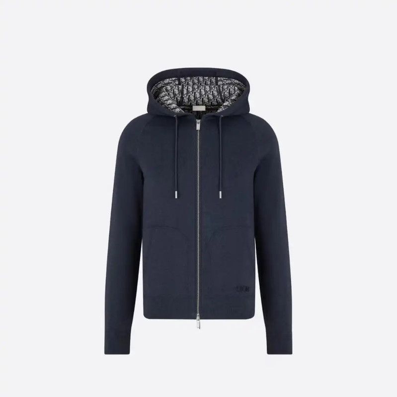 Dior Dior Men's Dark Blue Cotton Hoodie 0089 Size US S / EU 44-46 / 1 - 7 Thumbnail