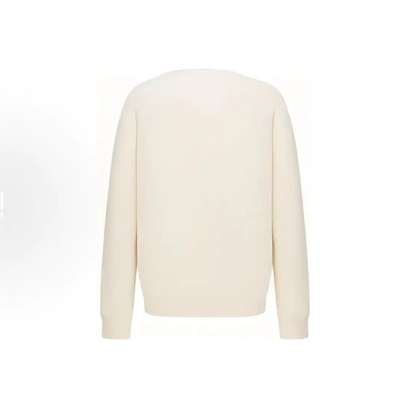 Dior Dior Men's Cotton Sweatshirt in Ivory 0089 Size US L / EU 52-54 / 3 - 2 Thumbnail