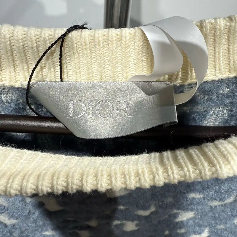 Dior Dior Blue Cashmere Men's Sweatshirt 0089 Size US S / EU 44-46 / 1 - 3 Thumbnail