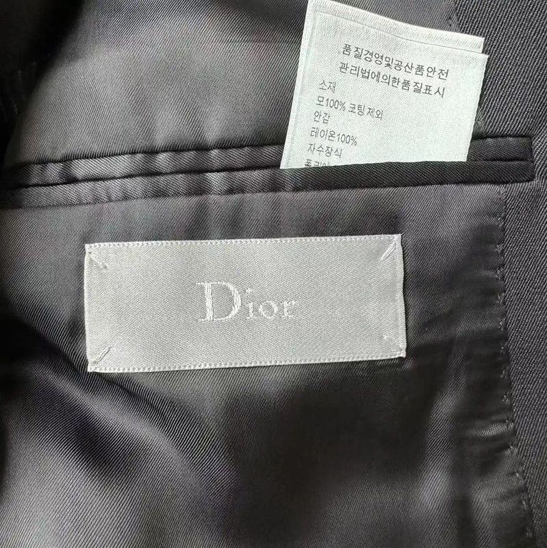 Dior Dior Floral Skull Black Wool Men's Outerwear 0089 Size US M / EU 48-50 / 2 - 4 Thumbnail