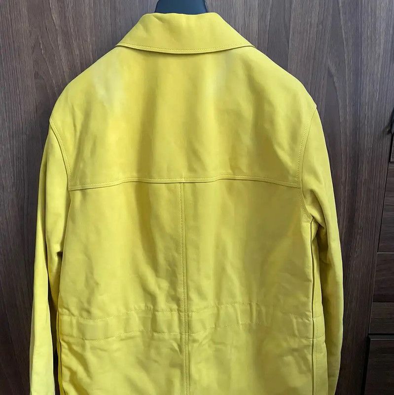 Dior Dior Yellow Leather Men's Long Sleeve Jacket 0089 Size US S / EU 44-46 / 1 - 2 Thumbnail