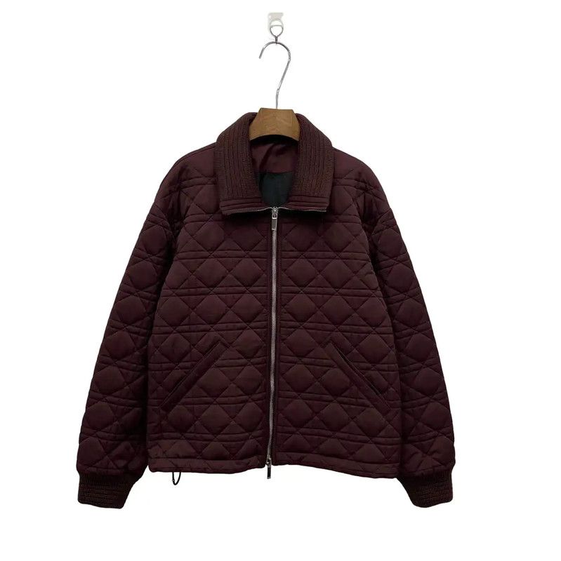 Dior Dior Quilted Burgundy Jacket for Men 0089 Size US M / EU 48-50 / 2 - 2 Thumbnail