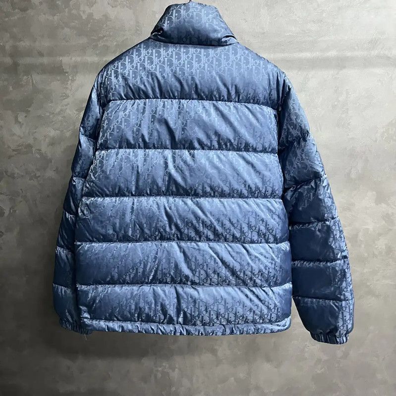 Dior Dior Men's Blue Cotton Puffer Jacket 0089 Size US XL / EU 56 / 4 - 5 Thumbnail
