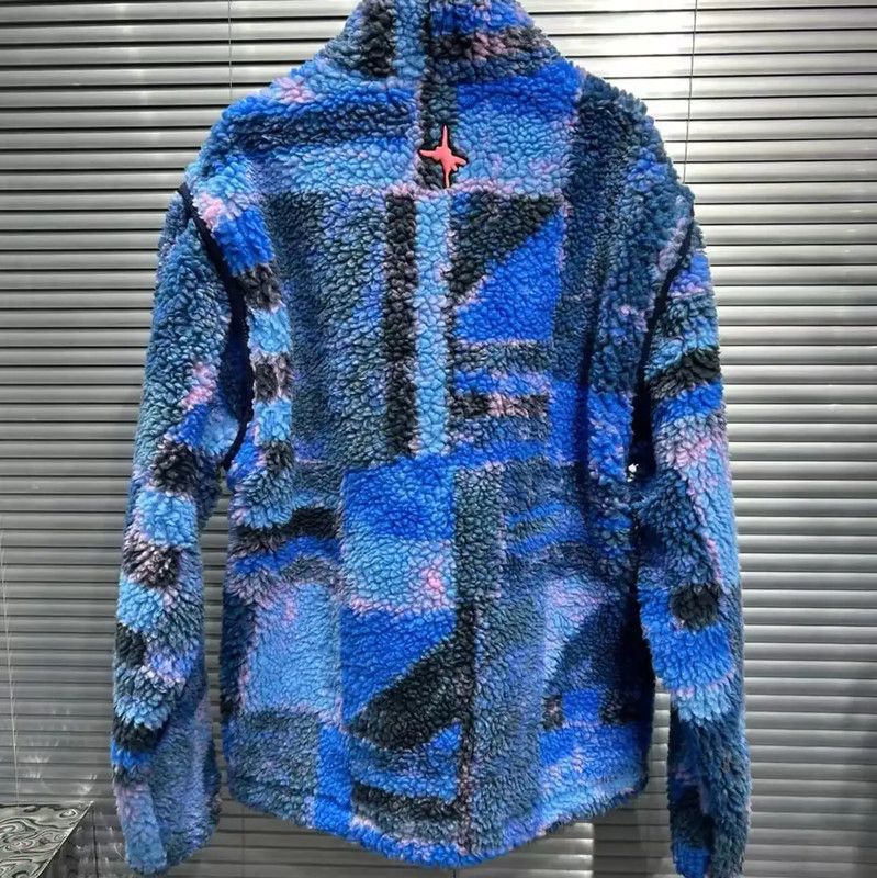 Dior Dior Blue Fleece Jacket for Men 0089 Size US L / EU 52-54 / 3 - 2 Thumbnail