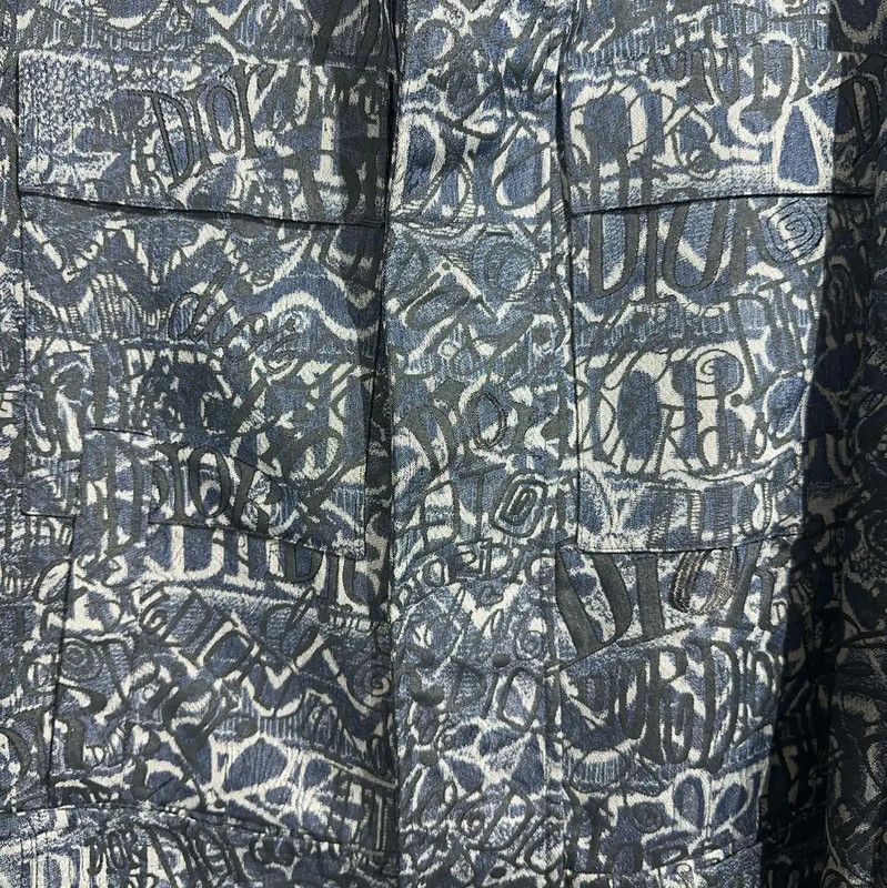 Dior Dior Men's Cotton Blend Navy Coat 0089 Size US M / EU 48-50 / 2 - 3 Thumbnail