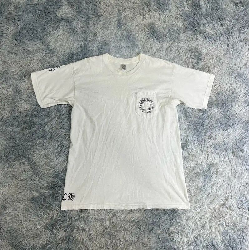 Chrome Hearts Chrome Hearts White Cotton Men's T-Shirt 0089 Size US L / EU 52-54 / 3 - 2 Thumbnail