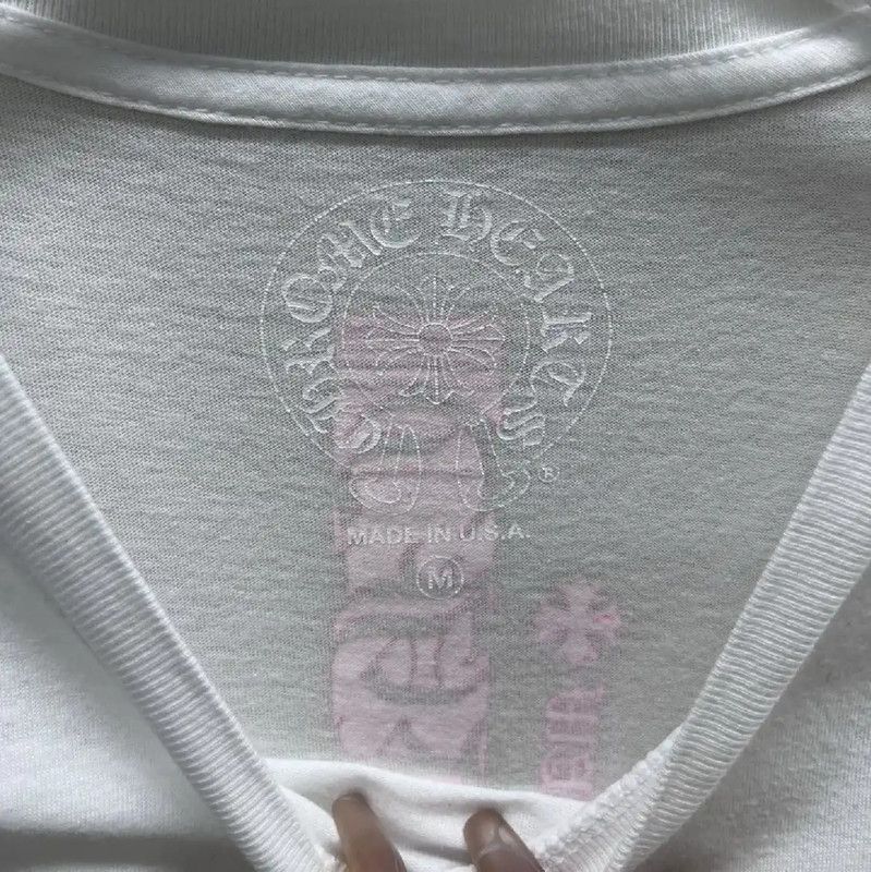 Chrome Hearts Chrome Hearts Men's White T-Shirt with Pocket 0089 Size US M / EU 48-50 / 2 - 3 Thumbnail