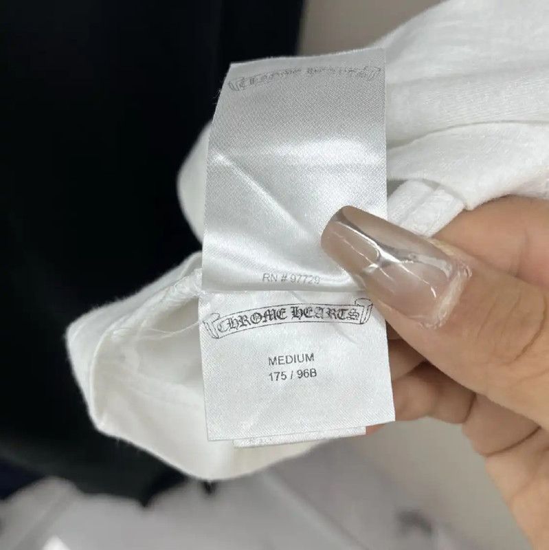 Chrome Hearts Chrome Hearts Men's White T-Shirt with Pocket 0089 Size US M / EU 48-50 / 2 - 5 Thumbnail