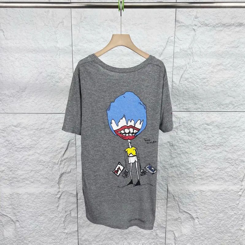 Chrome Hearts Chrome Hearts Gray Cotton T-Shirt for Men 0089 Size US XL / EU 56 / 4 - 2 Thumbnail