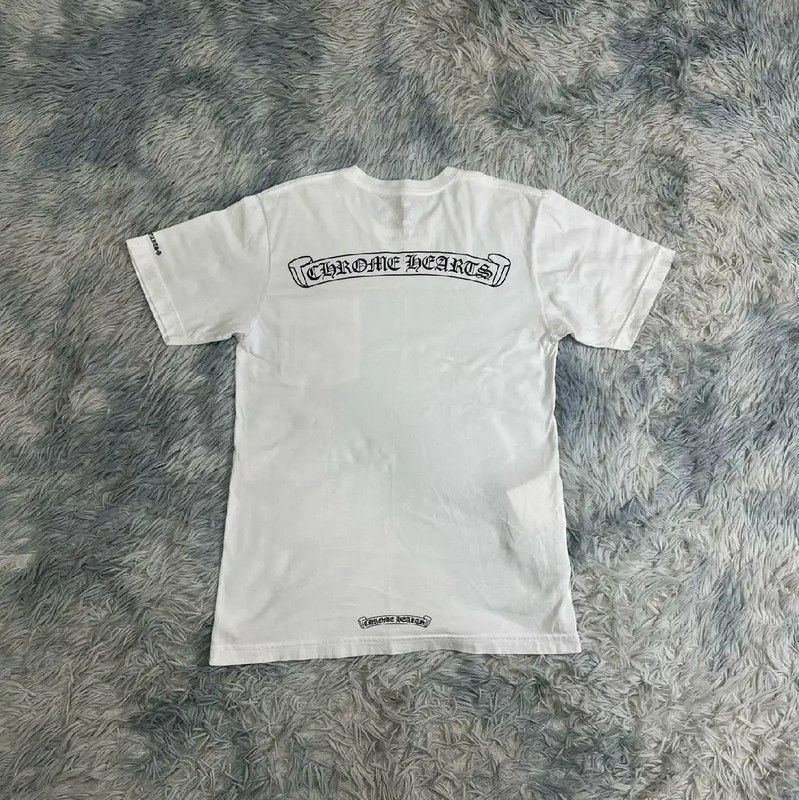 Chrome Hearts Chrome Hearts White Cotton Men's T-Shirt 0089 Size US S / EU 44-46 / 1 - 2 Thumbnail