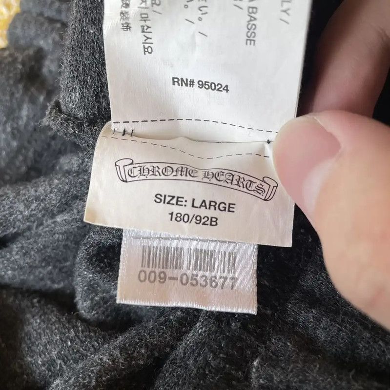 Chrome Hearts Chrome Hearts Men's Gray Casual Pants 0089 Size US 34 / EU 50 - 6 Thumbnail