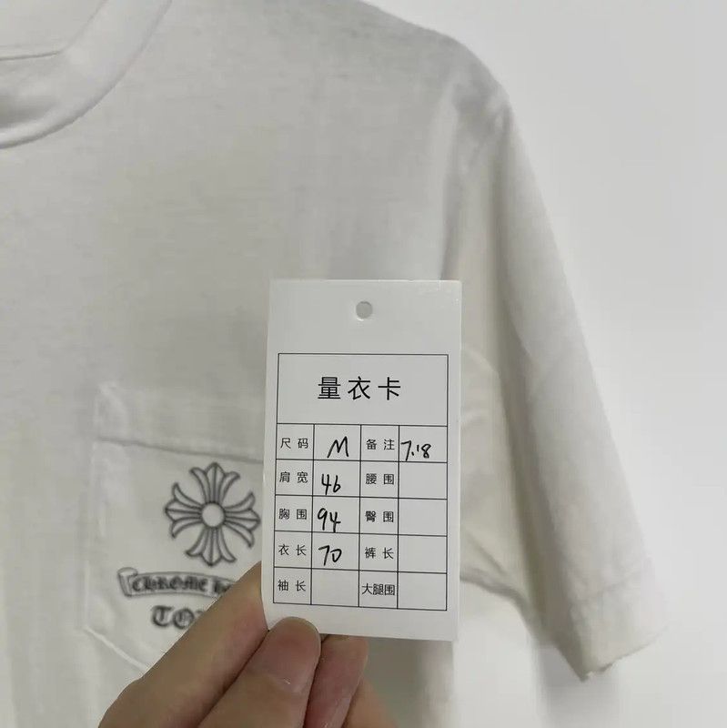 Chrome Hearts Chrome Hearts White Cotton Short Sleeve T-Shirt 0089 Size US M / EU 48-50 / 2 - 8 Thumbnail