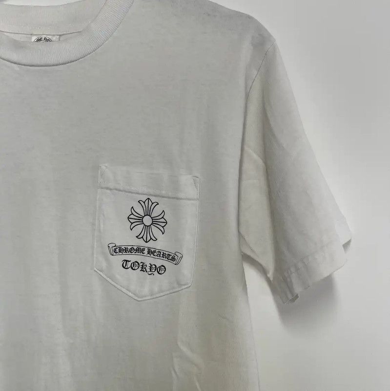 Chrome Hearts Chrome Hearts White Cotton Short Sleeve T-Shirt 0089 Size US M / EU 48-50 / 2 - 3 Thumbnail