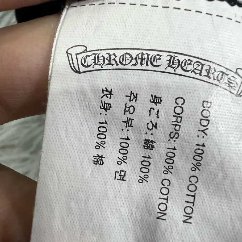 Chrome Hearts Chrome Hearts Men's Black Cotton T-Shirt 0089 Size US M / EU 48-50 / 2 - 4 Thumbnail