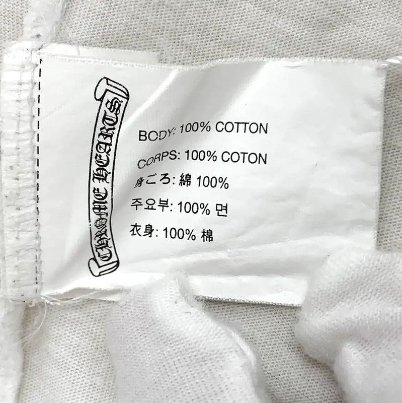 Chrome Hearts Chrome Hearts White Cotton T-Shirt for Men 0089 Size US L / EU 52-54 / 3 - 7 Thumbnail