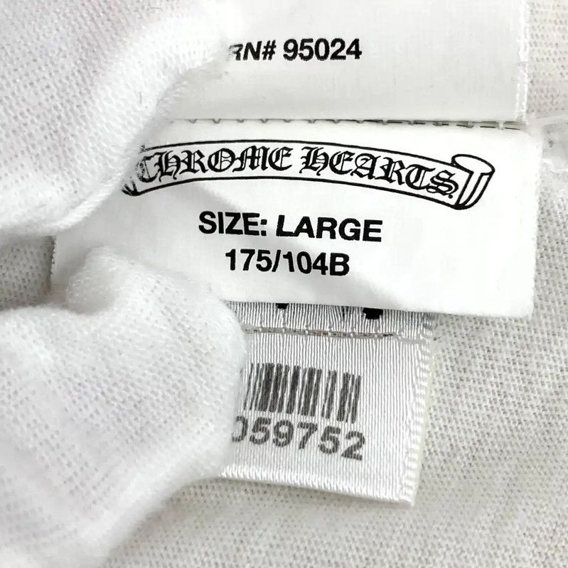 Chrome Hearts Chrome Hearts White Cotton T-Shirt for Men 0089 Size US L / EU 52-54 / 3 - 8 Thumbnail