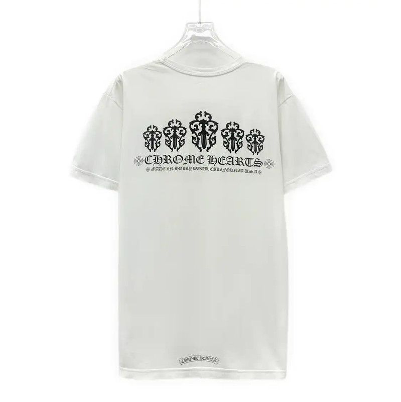 Chrome Hearts Chrome Hearts White Cotton T-Shirt for Men 0089 Size US L / EU 52-54 / 3 - 2 Thumbnail