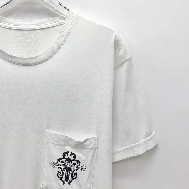 Chrome Hearts Chrome Hearts White Cotton T-Shirt for Men 0089 Size US L / EU 52-54 / 3 - 3 Thumbnail