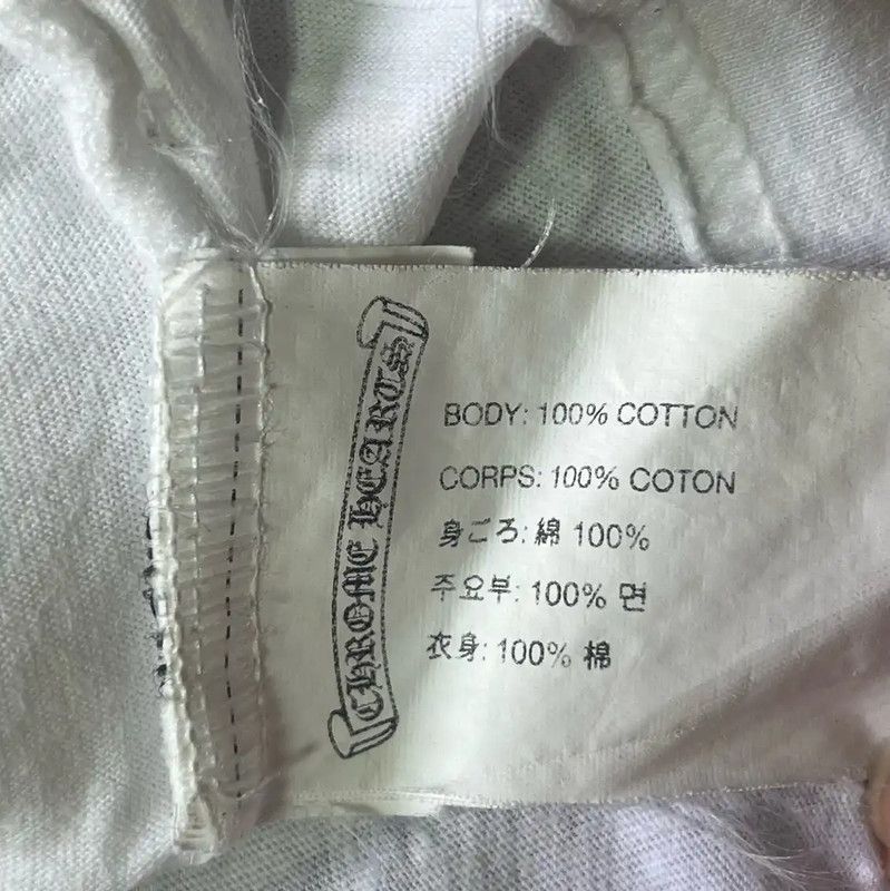 Chrome Hearts Chrome Hearts White Cotton Short Sleeve T-Shirt 0089 Size US XL / EU 56 / 4 - 4 Thumbnail