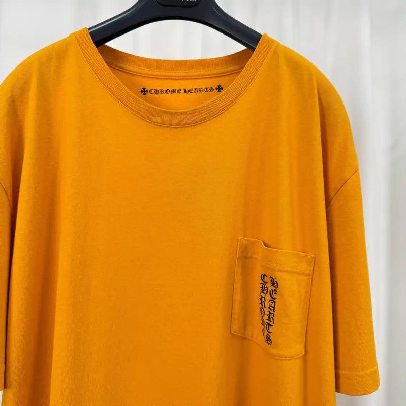 Chrome Hearts Chrome Hearts Yellow Logo Print Short Sleeve T-Shirt 0089 Size US XXL / EU 58 / 5 - 3 Thumbnail