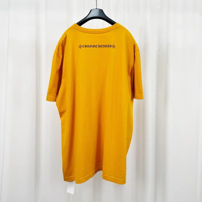 Chrome Hearts Chrome Hearts Yellow Logo Print Short Sleeve T-Shirt 0089 Size US XXL / EU 58 / 5 - 2 Thumbnail