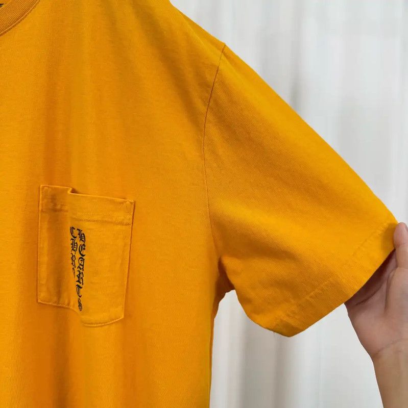 Chrome Hearts Chrome Hearts Yellow Logo Print Short Sleeve T-Shirt 0089 Size US XXL / EU 58 / 5 - 4 Thumbnail