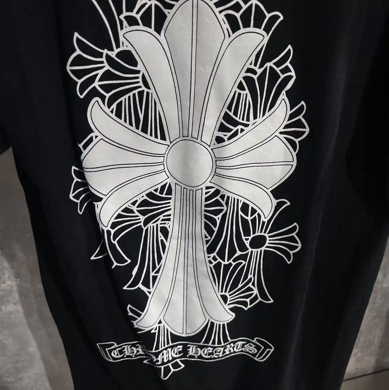Chrome Hearts Chrome Hearts Black Cotton Men's T-Shirt 0089 Size US M / EU 48-50 / 2 - 7 Thumbnail