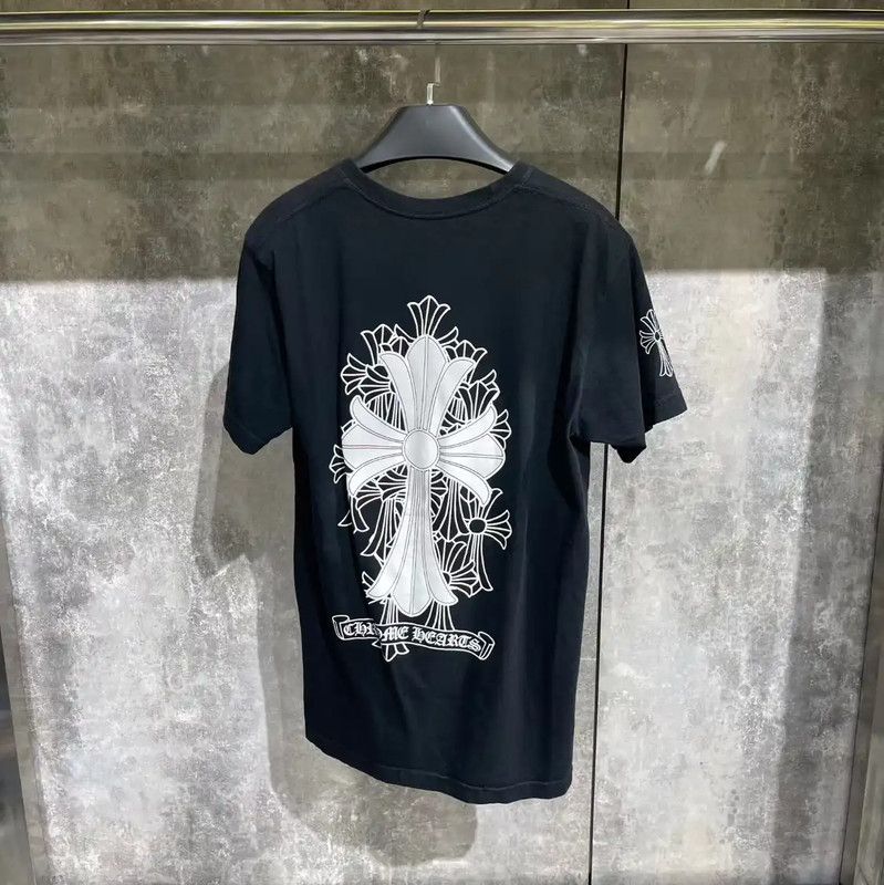 Chrome Hearts Chrome Hearts Black Cotton Men's T-Shirt 0089 Size US M / EU 48-50 / 2 - 2 Thumbnail