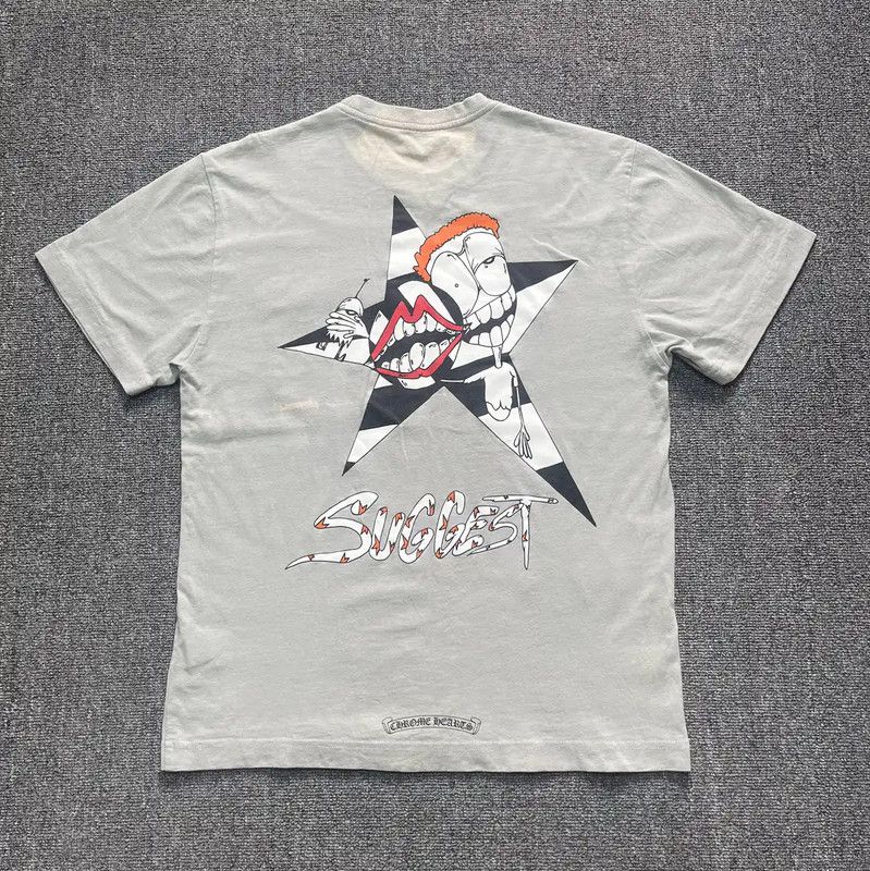 Chrome Hearts Chrome Hearts Gray Short Sleeve T-Shirt 0089 Size US M / EU 48-50 / 2 - 2 Thumbnail