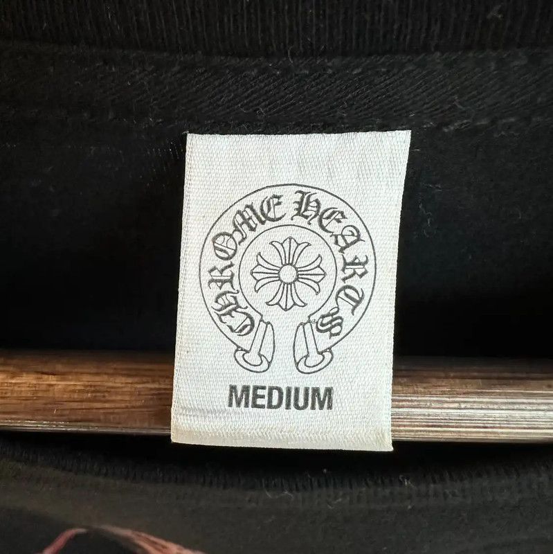 Chrome Hearts Chrome Hearts Black Long Sleeve T-Shirt with Skull Print 0089 Size US M / EU 48-50 / 2 - 4 Thumbnail