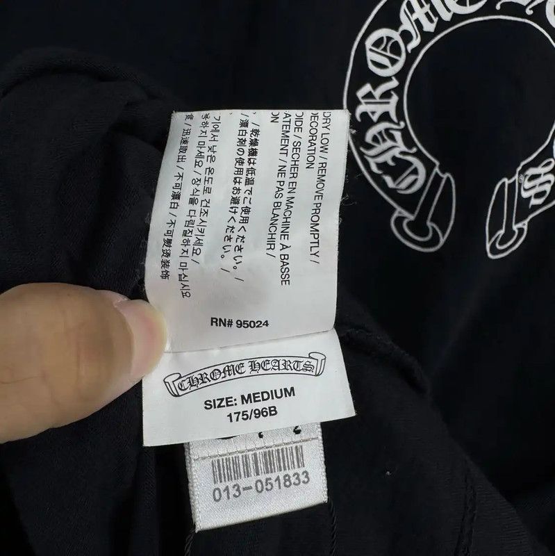 Chrome Hearts Chrome Hearts Black Short Sleeve T-Shirt 0089 Size US M / EU 48-50 / 2 - 4 Thumbnail