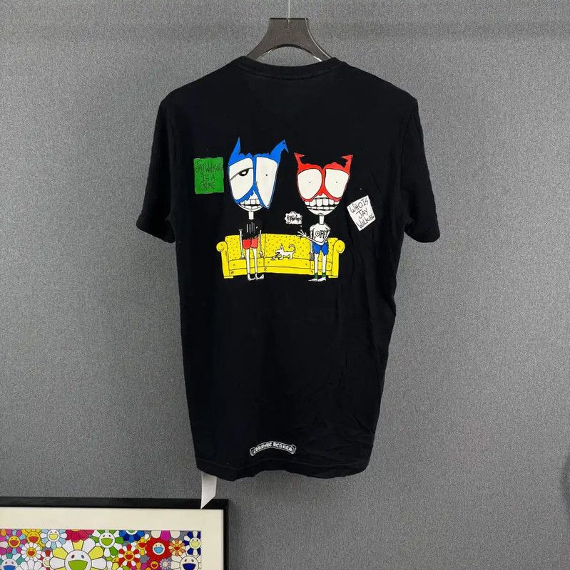 Chrome Hearts Chrome Hearts Black Short Sleeve T-Shirt 0089 Size US M / EU 48-50 / 2 - 2 Thumbnail