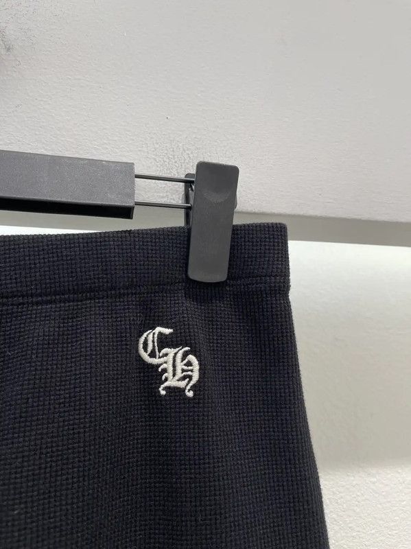 Chrome Hearts Chrome Hearts Black Cotton Embroidered Shorts 0089 Size US 26 / EU 42 - 5 Thumbnail