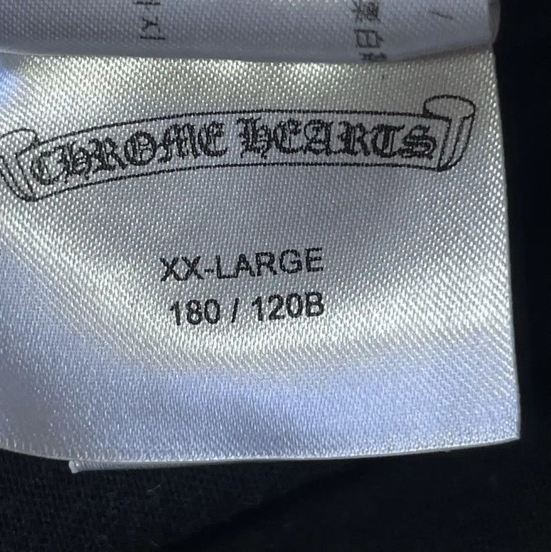 Chrome Hearts Chrome Hearts Black Long Sleeve Cotton Tee 0089 Size US XXL / EU 58 / 5 - 5 Thumbnail