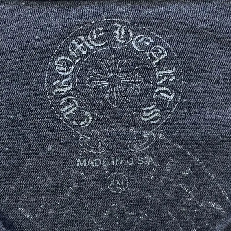 Chrome Hearts Chrome Hearts Black Long Sleeve Cotton Tee 0089 Size US XXL / EU 58 / 5 - 3 Thumbnail
