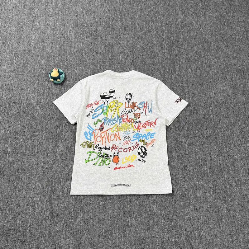 Chrome Hearts Chrome Hearts Gray Cotton T-Shirt for Men 0089 Size US M / EU 48-50 / 2 - 2 Thumbnail