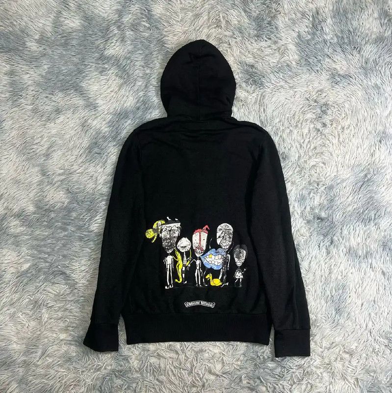 Chrome Hearts Chrome Hearts Black Cotton Men's Hoodie 0089 Size US S / EU 44-46 / 1 - 2 Thumbnail