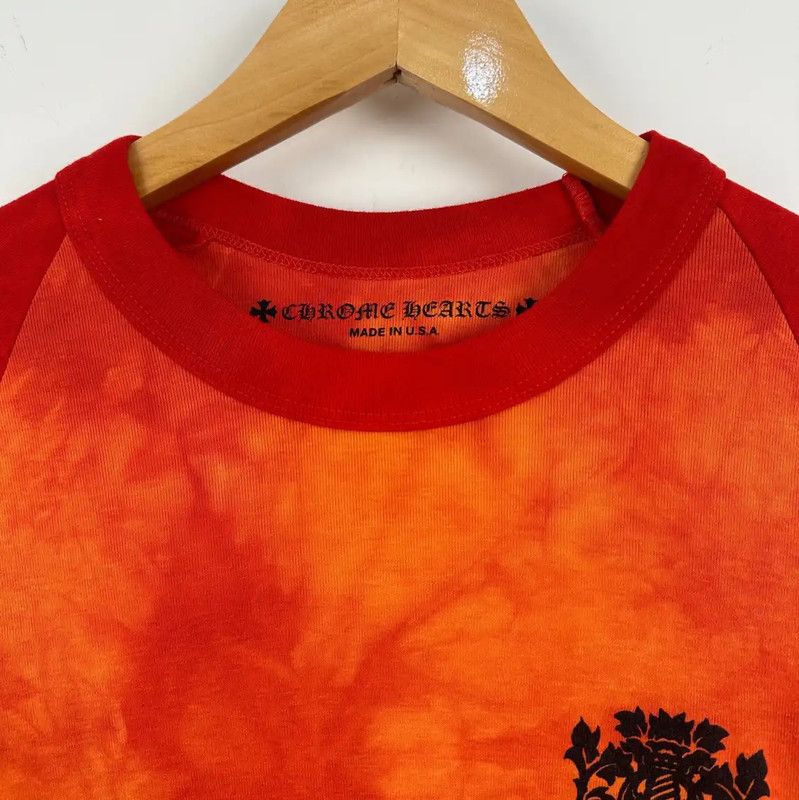 Chrome Hearts Chrome Hearts Orange and Red Long Sleeve T-Shirt 0089 Size US M / EU 48-50 / 2 - 3 Thumbnail