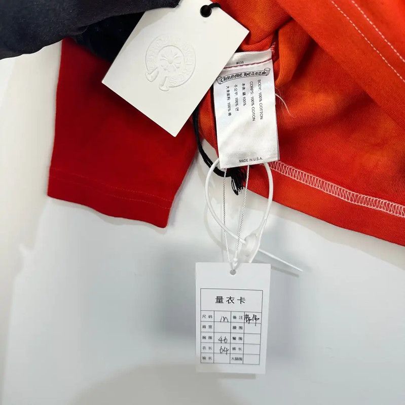 Chrome Hearts Chrome Hearts Orange and Red Long Sleeve T-Shirt 0089 Size US M / EU 48-50 / 2 - 6 Thumbnail