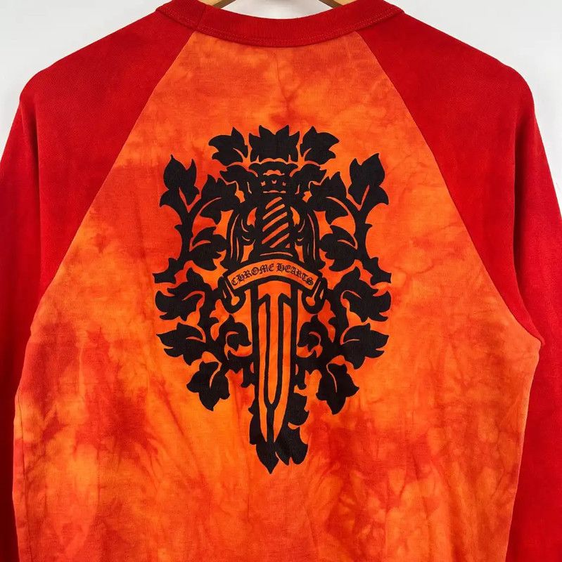 Chrome Hearts Chrome Hearts Orange and Red Long Sleeve T-Shirt 0089 Size US M / EU 48-50 / 2 - 5 Thumbnail