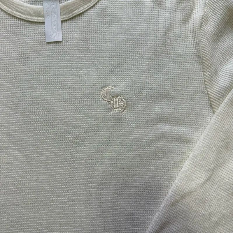 Chrome Hearts Chrome Hearts White Wool Long Sleeve Shirt 0089 Size US XL / EU 56 / 4 - 3 Thumbnail