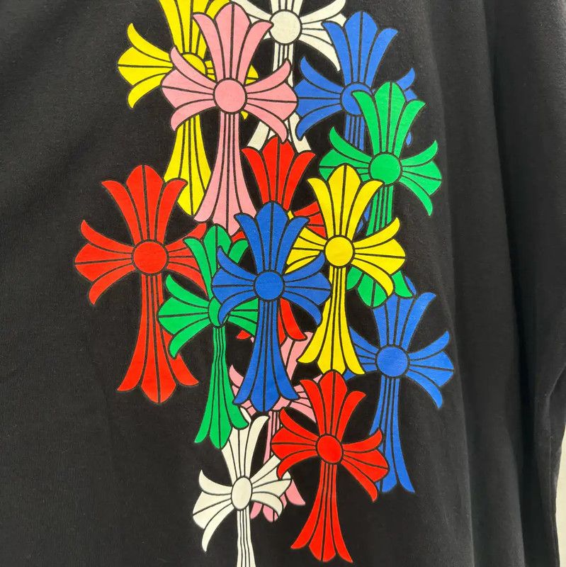 Chrome Hearts Chrome Hearts Black Cotton T-Shirt with Floral Design 0089 Size US XXL / EU 58 / 5 - 5 Thumbnail