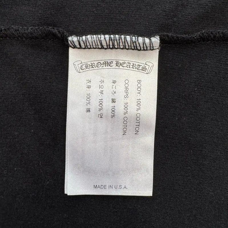 Chrome Hearts Chrome Hearts Black Cotton T-Shirt with Floral Design 0089 Size US XXL / EU 58 / 5 - 7 Thumbnail