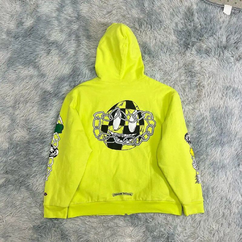 Chrome Hearts Chrome Hearts Green Cotton Men's Hoodie 0089 Size US L / EU 52-54 / 3 - 2 Thumbnail