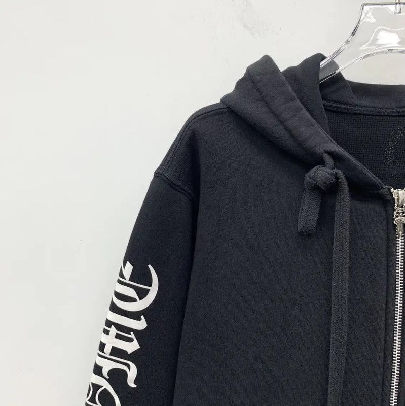 Chrome Hearts Chrome Hearts Black Cotton Zip-Up Hoodie 0089 Size US M / EU 48-50 / 2 - 3 Thumbnail